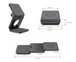 Magnetic Suction Wireless Charging And Folding Phone Holder - Image 5