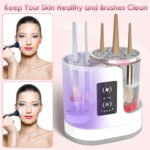 4 In 1 Electric Makeup Brush Cleaner USB Powered Automatic Brush Blender Machine With Timer Digital Display Cleaning Drying - Image 3