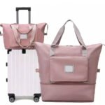 Foldable Storage Travel Bag Waterproof Large Capacity Gym Fitness Bag Weekender Overnight For Women - Image 7
