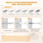 Wall Mounted Cat House, Cat Wall Furniture, Cat Wall Shelf with Washable Cushion, Natural - Image 7