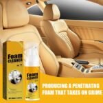 2Pcs Multipurpose Foam Cleaner Spray 100ml, Foam Cleaner For Car And House Lemon Flavor, All-Purpose Household Cleaners For Car And Kitchen - Image 7