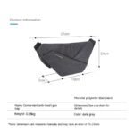 Digital Storage Canvas Chest Bag Crossbody Multi-functional Business Close Shoulder Anti-theft Package - Image 4
