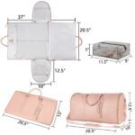 Large Capacity Travel Duffle Bag Women's Handbag Folding Suit Bag Waterproof Clothes Totes - Image 8
