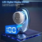 Portable Electric Shaver With LED Digital Display Type-C Rechargeable Electric Razor For Men Electric Beard Trimmer For Home Office Travel Car - Image 6