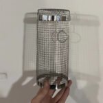 Rolling Grilling Basket Metal BBQ Barbecue Basket Net Portable Outdoor Camping Barbecue Rack Kitchen Gadgets - Image 7