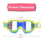 Kids Swim Goggles With Ear Plugs UV Protection Anti-Fog Leak Proof - Image 2
