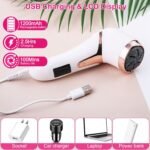 17Pcs Electric Foot Callus Remover With Vacuum Foot Grinder Rechargeable Foot File Dead Skin Pedicure Machine With 3 Grinding Heads 2 Speeds Foot Care Tool - Image 5