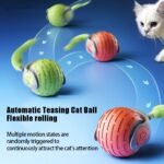 New Interactive Cat Toys Ball Auto Electric Rolling Ball Toys For Cat Kitty Pets Smart Automatic Teaser USB Rechargeable Cat Toy Pet Products - Image 9