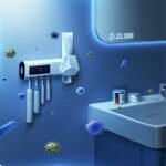 White UV Toothbrush Sanitizer & Holder - Image 5