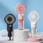 Strong Power Spray Humidification Small Mist Fan Humidification Usb Charging Portable Fan - Image 9