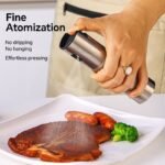 Fuel Spray Can Household Kitchen Supplies Artifact Stainless Steel Oil Injection Bottle Spice Bottle Spray Press Type Barbecue Oil Bottle Kitchen Gadgets - Image 4