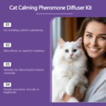 Calming Cat Spray, 60ML Natural Cat Anxiety Relief Spray For Stress & Bad Behavior Correction Product Bullet Points - Image 3