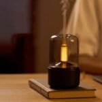Atmosphere Light Humidifier Candlelight Aroma Diffuser Portable 120ml Electric USB Air Humidifier - Image 3