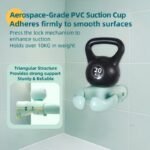 MiniJones Baby Bath Stand Suction Cup Wall-Mounted Adjustable Width Portable Standing Shower Holder - Image 8