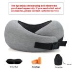 Soft Memory Foam Travel Neck Pillow U Shape Adjustable Support Comfortably Sleeping On Plane Car Office Noon Break - Image 4