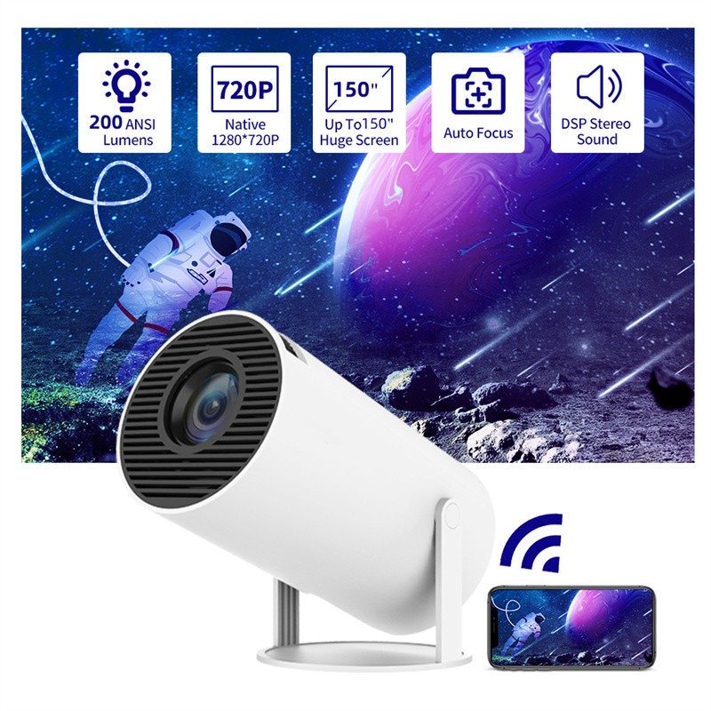 b03b0490-9caa-4e3f-9f2a-355bfb189d0f.jpg Portable Projector Small Straight Projector For Home Use 180 Degrees Projection Angle Automatic Focus Home Video Projector - Image 1