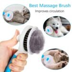 Self Cleaning Slicker Brush - Cat Brush Skin-Friendly Deshedding Grooming Massaging Tool For Long & Short Haired Pets - Image 6