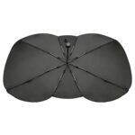 1Pc 57x33In Foldable Car Sun Umbrella Universal Sun Blocker Shield Shade Silver Titanium Sun Protector With Carry Bag For Car Truck SUV - Image 8