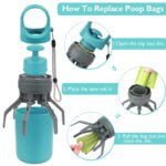 Portable Lightweight Dog Pooper Scooper With Built-in Poop Bag Dispenser Eight-claw Shovel For Pet Toilet Picker Pet Products - Image 8