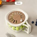 Cute Watermelon-shaped Draining Basket For Home Use - Image 4