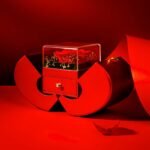 Fashion Jewelry Box Red Apple Christmas Gift Necklace Eternal Rose For Girl Mother's Day... - Image 3