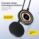 IPhone 17 Pro Pro Max Wireless Charger 15W Magnetic Wireless Fast Charging, Compatible With IPhone 12, 13, 14, 15, 16, And 17 Pro, Pro Max Series Models - Image 3