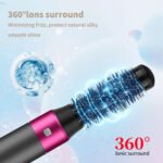 5 In 1 Hair Dryer Brush Kit, Blow Dryer Brush For Drying, Straightening, Volumizing, Curling And Styling Hair - 1000W - Gold - Image 2