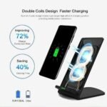 Qi Wireless Fast Charger Charging Pad Stand Dock For Galaxy Phone - Image 7