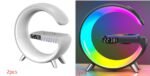 New Intelligent G Shaped LED Lamp Bluetooth Speake Wireless Charger Atmosphere Lamp App Control For Bedroom Home Decor - Image 4