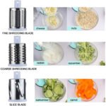 Manual Kitchen Accessories Multifunctional Round Mandoline Potato Slicer Vegetable Cutter Slicer Cheese Kitchen Gadgets - Image 9