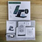 Three-in-one Wireless Charger Foldable Twin Coil 15W Fast Charge - Image 2