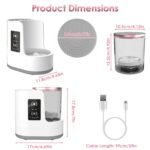 4 In 1 Electric Makeup Brush Cleaner USB Powered Automatic Brush Blender Machine With Timer Digital Display Cleaning Drying - Image 6