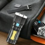 POWERFUL Tactical Quad-Core Super Bright Torch LED Flashlight USB Rechargeable Camping - Image 4