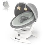 Baby Swing For Infants With Motion Detection, Electric Baby Swing With 3 Swing Modes, 12 Lullabies  5-Speeds - Image 3
