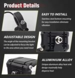 2pcs M5 Spotlight Ultra Bright LED Fog Lights, Headlights, Motorcycles, Cars, Projectors, Waterproof - Image 7