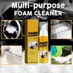 2Pcs Multipurpose Foam Cleaner Spray 100ml, Foam Cleaner For Car And House Lemon Flavor, All-Purpose Household Cleaners For Car And Kitchen - Image 3