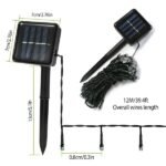 Solar String Lights LED Solar Power Fairy String Light 12M - Image 3
