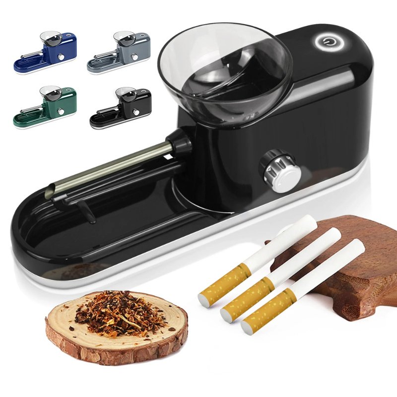 d881a4b8-3b26-478a-a519-b055fef49b12.jpg Automatic Cigaret Rolling Machine Electric Tobacco Filling Maker Cigarette Joint Roll Machine Smoking Accessories - Image 1