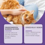Calming Cat Spray, 60ML Natural Cat Anxiety Relief Spray For Stress & Bad Behavior Correction Product Bullet Points - Image 6