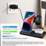 Three-in-one Wireless Charger Foldable Twin Coil 15W Fast Charge - Image 7