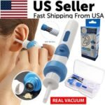 Safety Electric Cordless Vacuum Ear Cleaner Wax Remover Painless Cleaning Tool