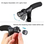 Folding LCD Walking Stick Cane With Flashlight For Senior Aluminium Travel Hiking Cane Trekking Pole Crutch Handle Strap 5 Gears - Image 10