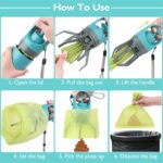 Portable Lightweight Dog Pooper Scooper With Built-in Poop Bag Dispenser Eight-claw Shovel For Pet Toilet Picker Pet Products - Image 4