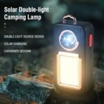 Solar Portable Camping Lantern, Tent Lantern, Rechargeable Hiking Lantern - Image 2
