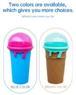 500ml Large Capacity Slushy Cup Summer Squeeze Homemade Juice Water Bottle Quick-Frozen Smoothie Sand Cup Pinch Fast Cooling Magic Ice Cream Slushy Maker Beker Kitchen Gadgets - Image 6