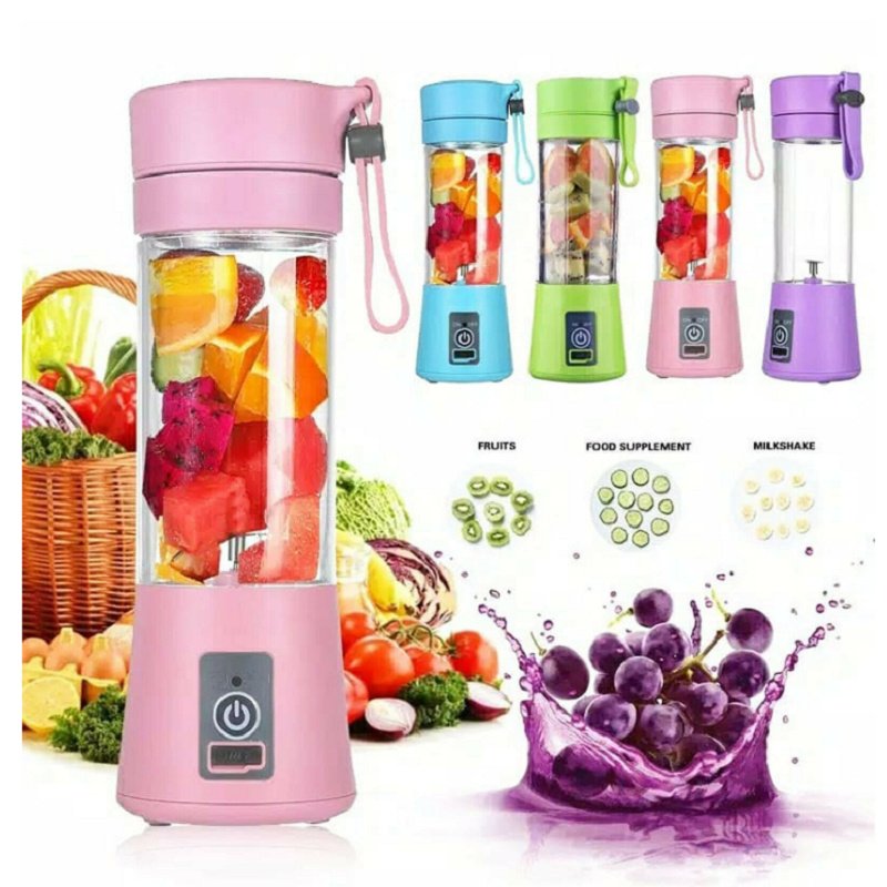 df68f42e-f0ca-4e79-99c8-47bf6e3f65a1.jpg Portable Blender With USB Rechargeable Mini Kitchen Fruit Juice Mixer Home Simple Portable Electric Mini Juicer - Image 1