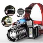 LED Telescopic Headlamp Head Torch Rechargeable Motion Sensor Headlight Zoomable 5 Modes Emergency Light For Camping - Image 4