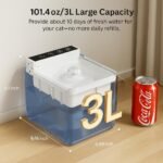 Wired Automatic Pet Fountain Dog Water Dispenser Automatic Sensing Function - Image 3