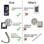 Car LED Strip Lights Kit, Auto Interior Ambient RGB LED Strip Atmosphere Car Decorative Lamp With Bluetooth Music Sync App Remote Control - Image 5