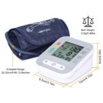 1Pc Digital Arm Blood Pressure Monitor LCD Digital Heart Beat BP Gauge Health Test With Voice - Image 7